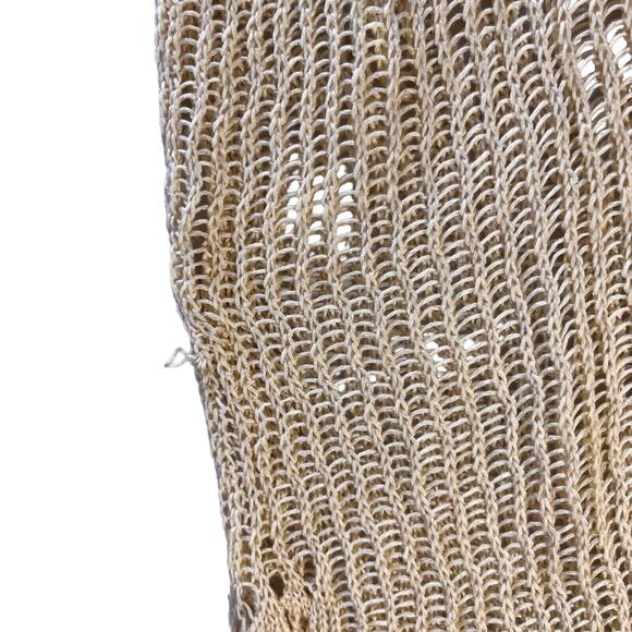 MAEVE Anthropologie Maxi Open Knit Crochet Cardigan in Natural color Onesize - Picture 6 of 8